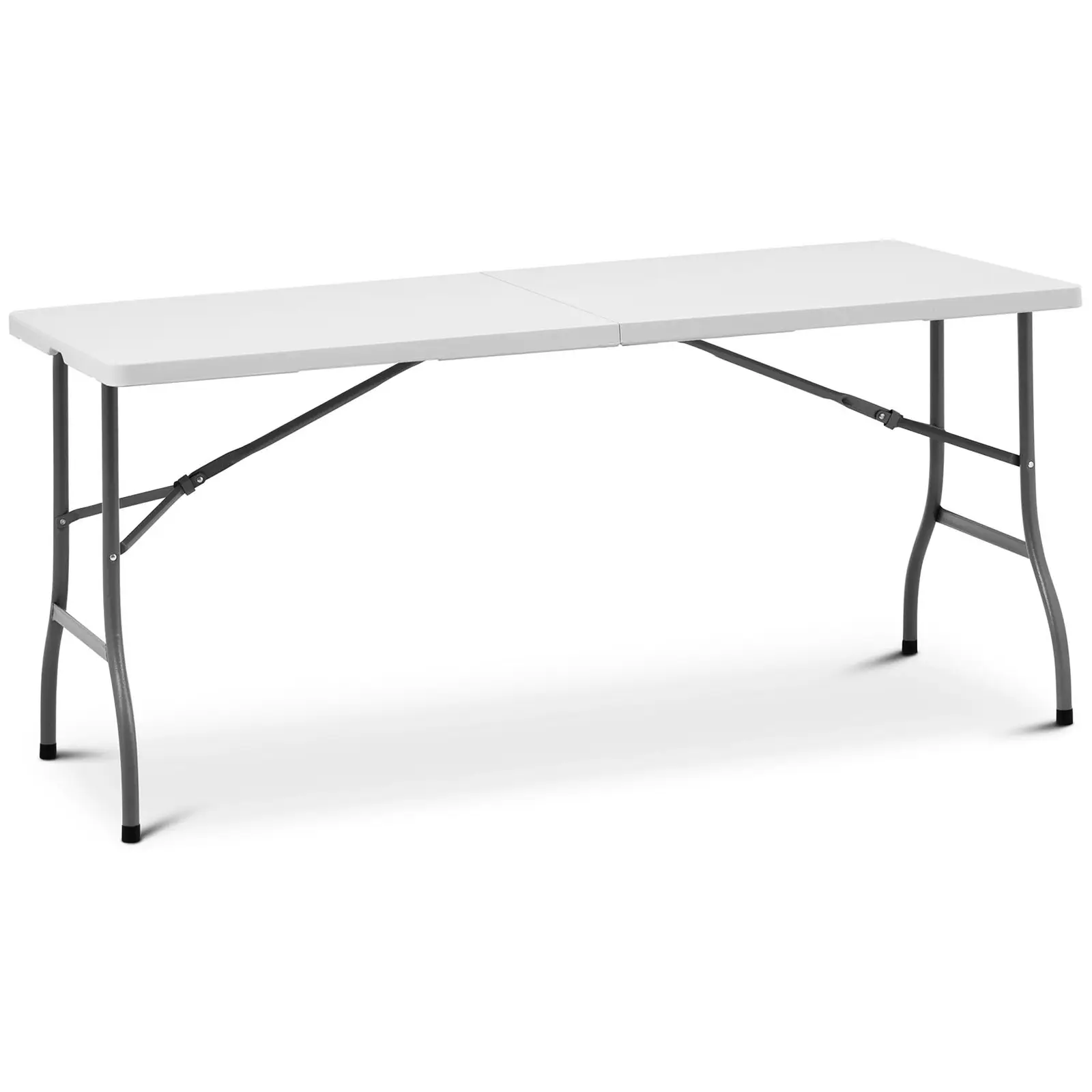 Klapptisch - 1.520 x 700 x 740 mm - Royal Catering - 150 kg - drinnen/draußen - Weiß