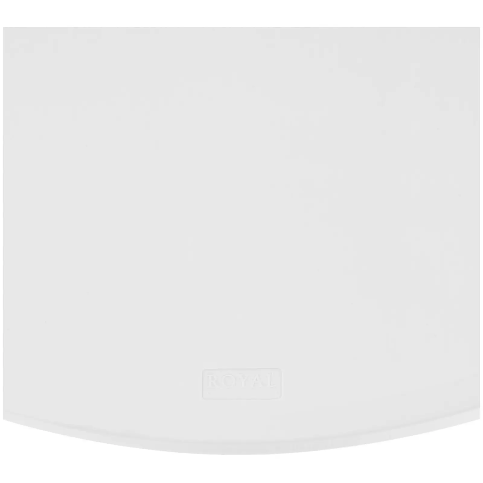 Skládací barový stůl - Ø 800 x 1 100 mm - Royal Catering - 100 kg - interiér/exteriér - bílý (Tvar: Round)