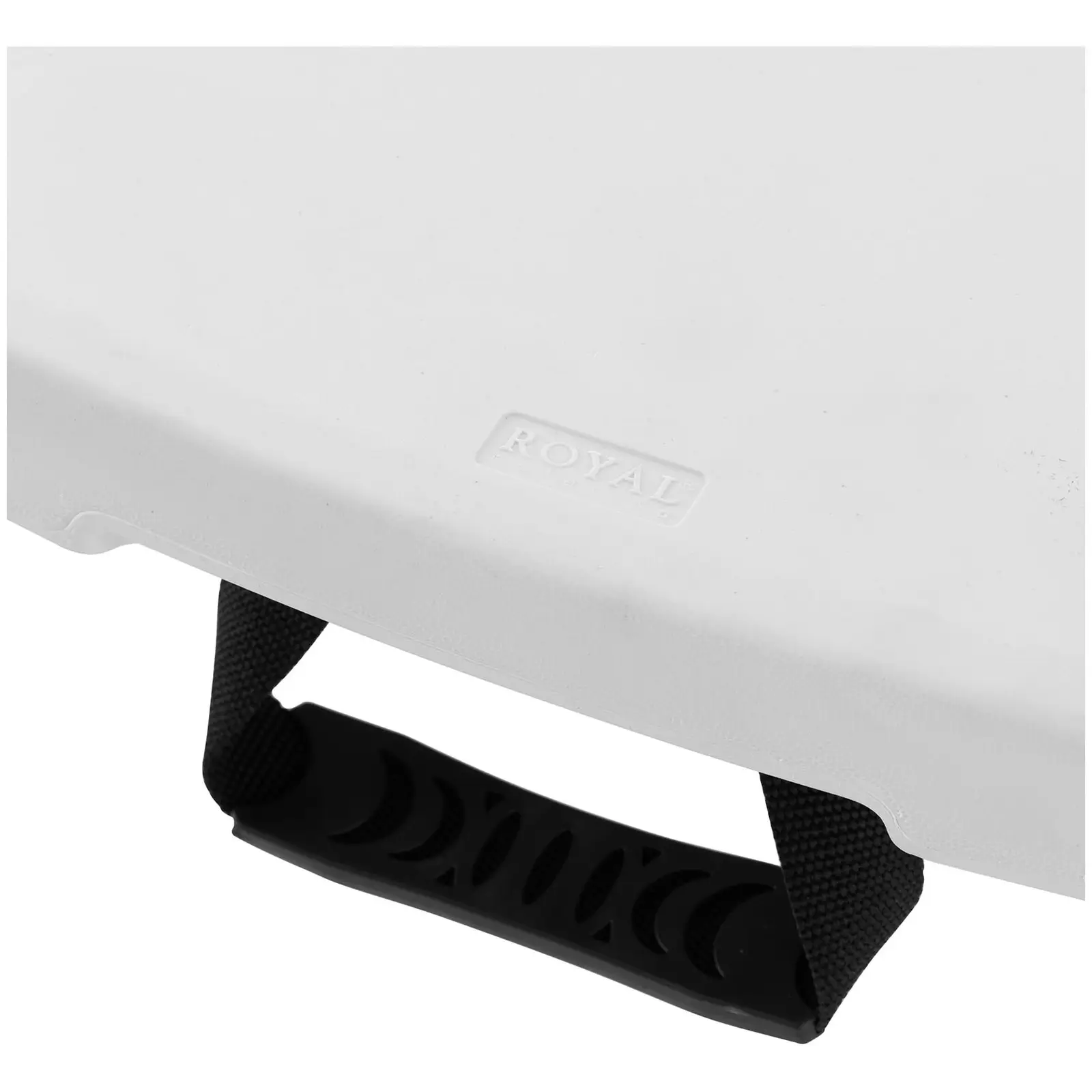 Klappbord - ⌀ 1500 x 740 mm - Royal Catering - 150 kg - innendørs/utendørs - Fiolett