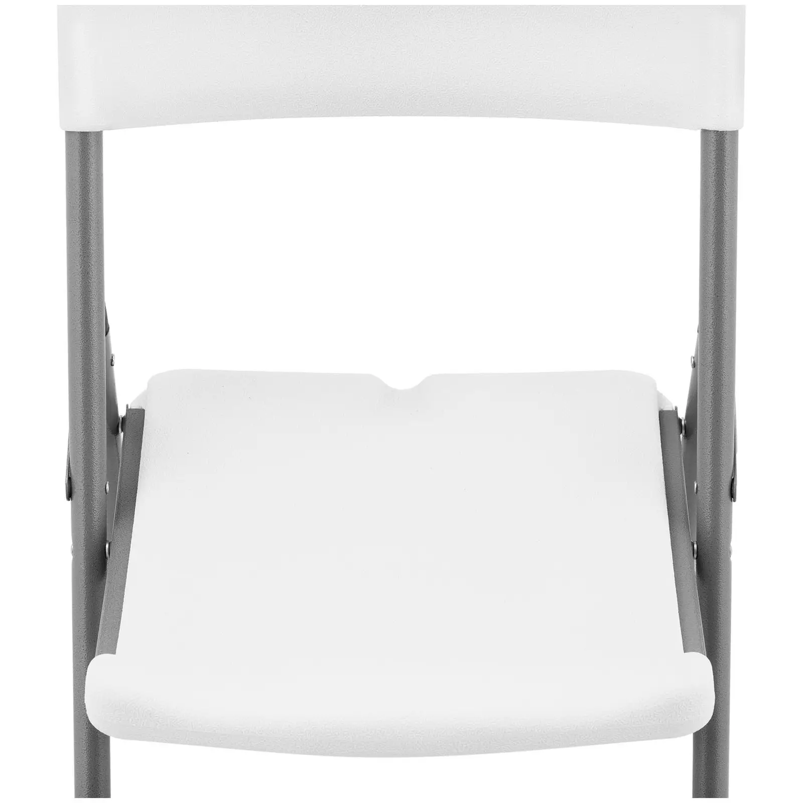 Folding Chairs - set of 4 - Royal Catering - 180 kg - seat area: 40 x 38 cm - white