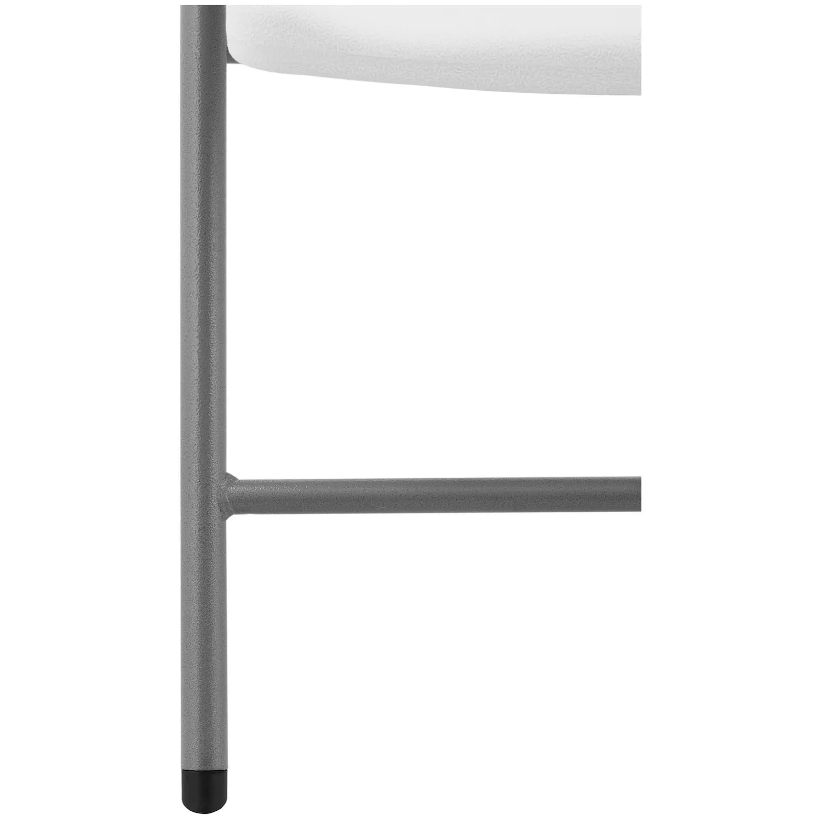 Hvide klapstole - 4 stk. - Royal Catering - 180 kg - sæde: 40 x 38 cm