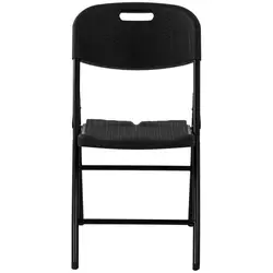 Zložljivi stoli - komplet 4 - Royal Catering - 180 kg - površina sedeža: 52 x 36 cm - črna