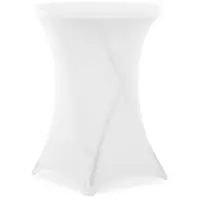 Bar Table Cover - White - Royal Catering