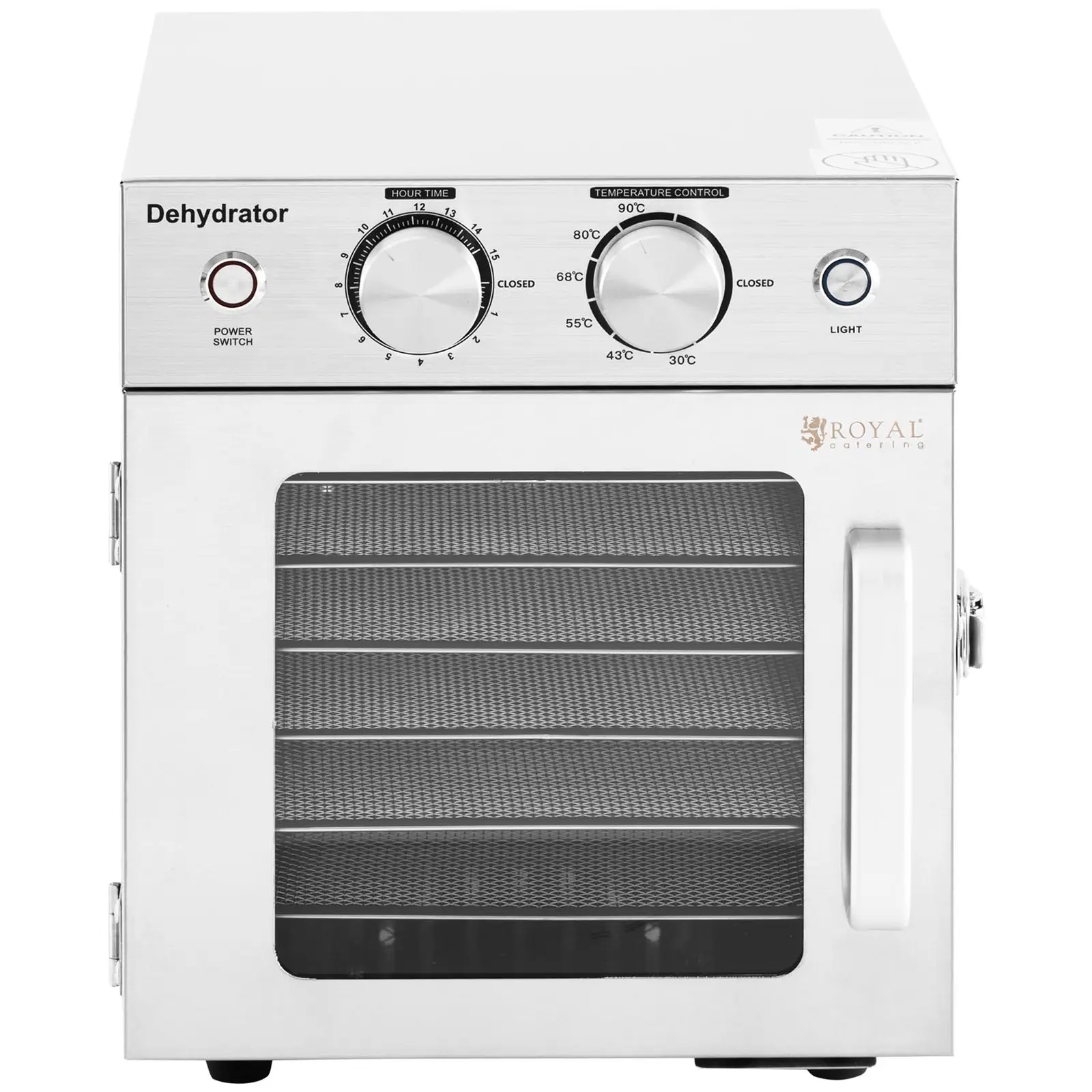 Déshydrateur alimentaire - 500 W - Royal Catering - 6 étages