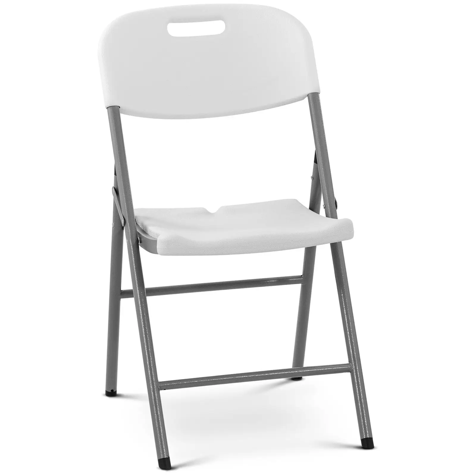 Silla plegable - 180 kg - Royal Catering - Royal Catering - Asiento: 40 x 38 cm - Blanco