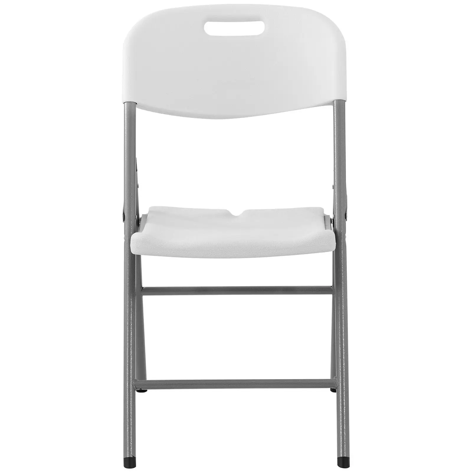 Sedia pieghevole - 180 kg - Royal Catering - Seduta: 40 x 38 cm - Bianco (Altezza di seduta min. [cm]: 44.5)