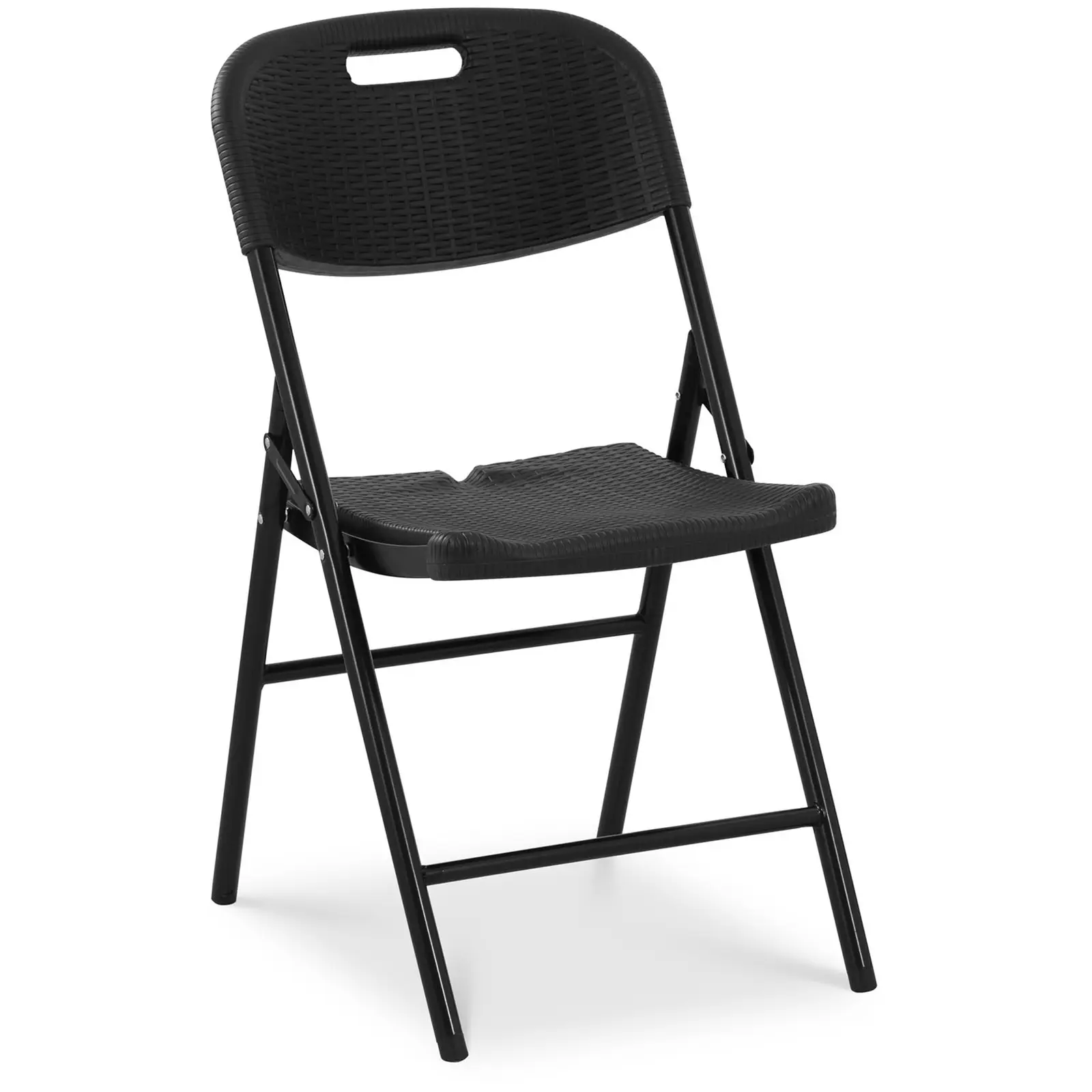 Skládací židle 180 kg plocha pro sezení 40 x 38 cm černá - Royal Catering
