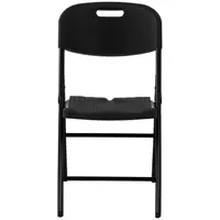 Skládací židle - 180 kg - Royal Catering - plocha pro sezení 40 x 38 cm - černá