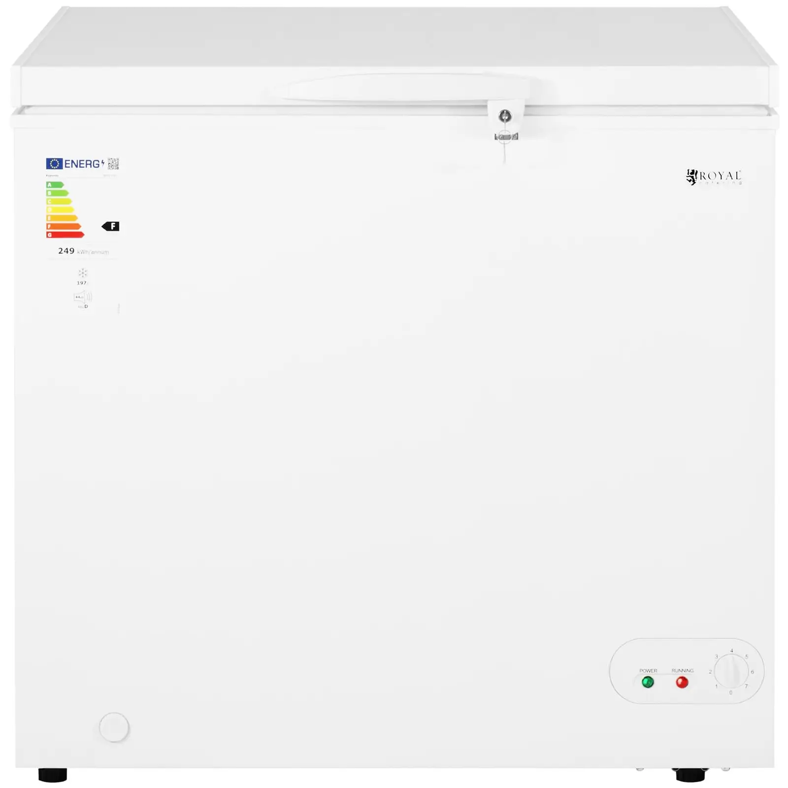 Ladă Frigorifică - 197 L - Royal Catering - F (Culoare: alb)