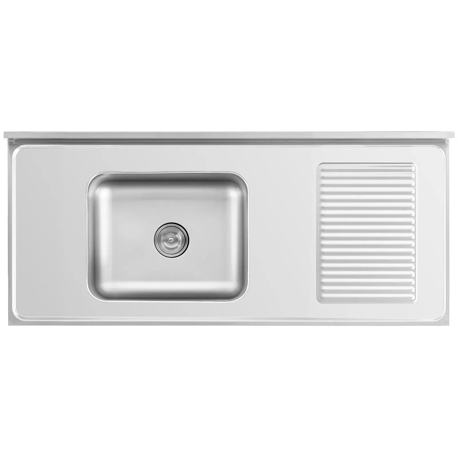 Dřezová skříň - 1 dřez - Royal Catering - ušlechtilá ocel - 500 x 400 x 240 mm (Materiál: Ušlechtilá ocel)