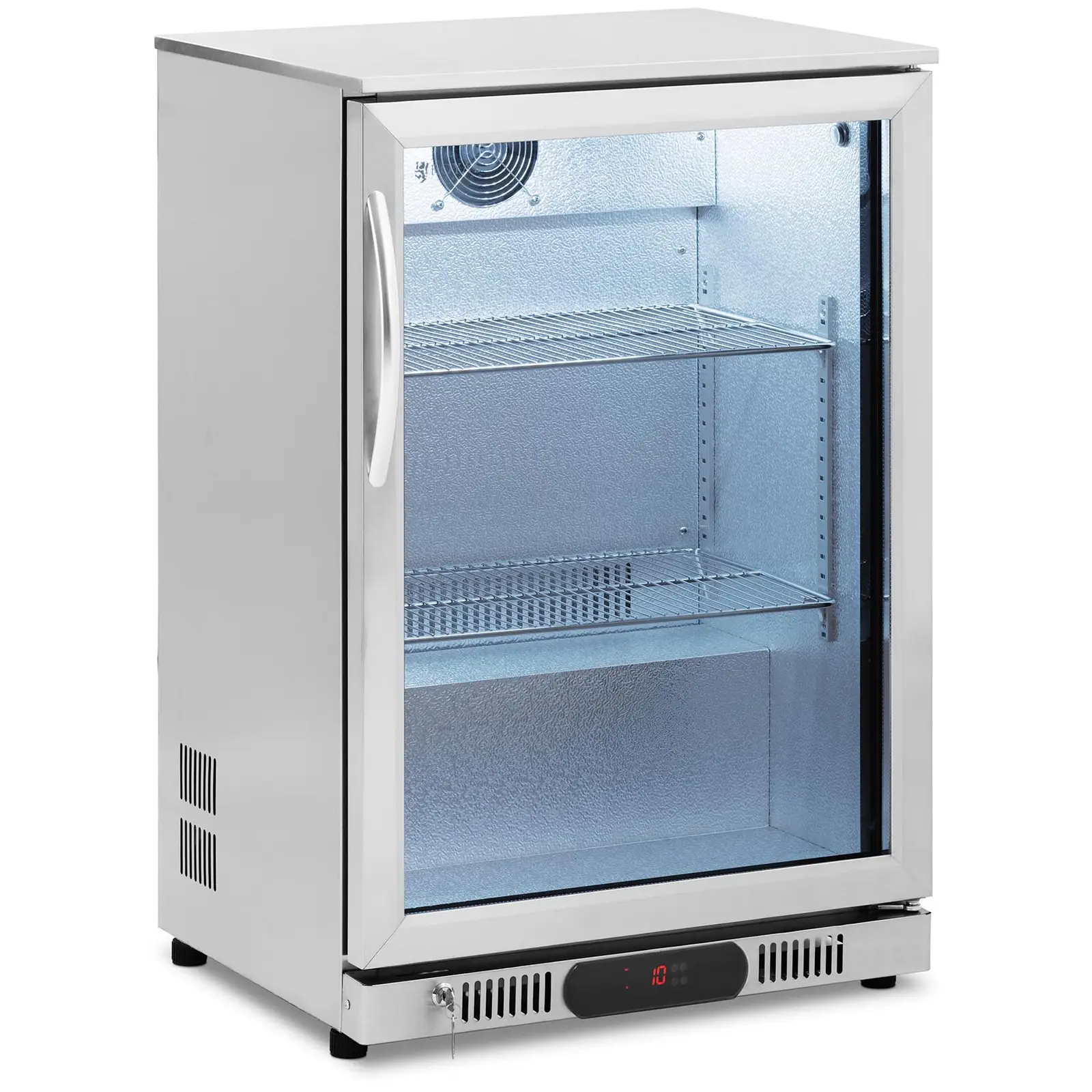 Seconda Mano Vetrina frigo per bibite - 138 l - Royal Catering - Acciaio inox