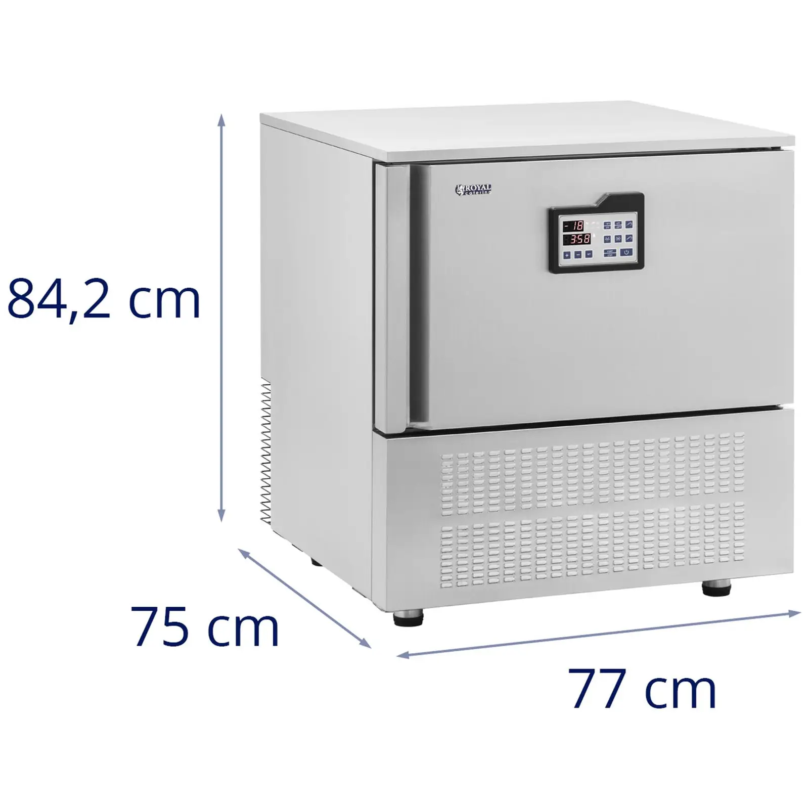 Шоков охладител - 96 л - Royal Catering - капацитет на замразяване: 12/238 кг/мин