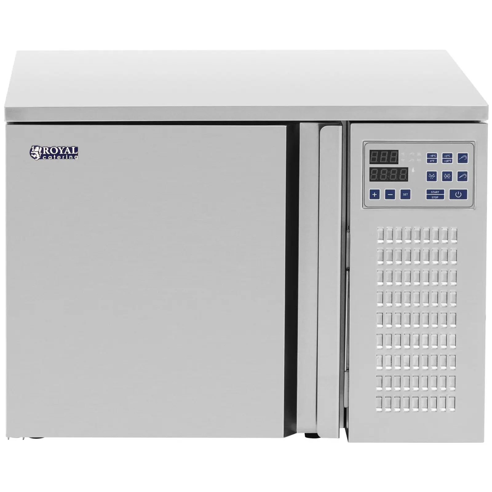 Brzi hladnjak - 29,5 l - Royal Catering - Kapacitet zamrzavanja: 4/209 kg/min (Boja: Srebro)