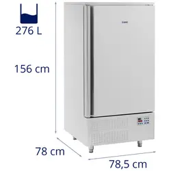 Greitojo užšaldymo įrenginys - 276 l - „Royal Catering“ - šaldymo ir užšaldymo funkcija - nerūdijantis plienas