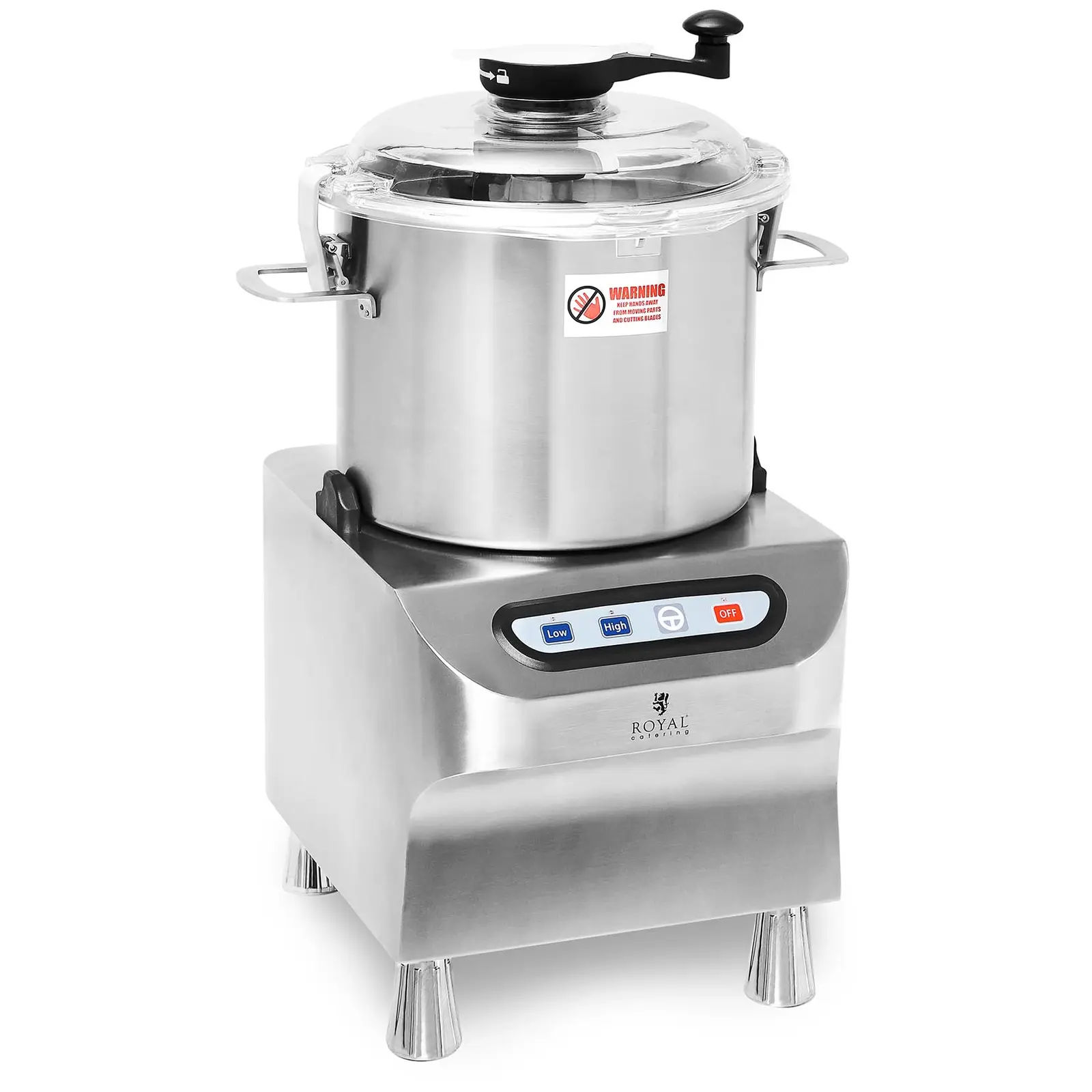 Levně Kuchyňský kutr 1500/2200 ot/min 12 l - Kuchyňské kutry Royal Catering