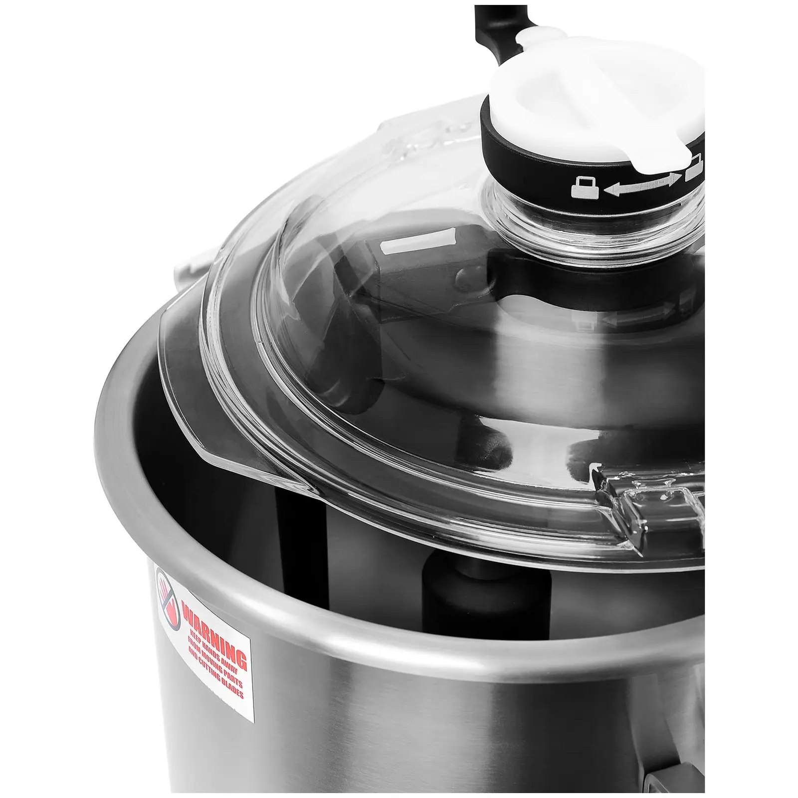 Kuchyňský kutr - 1500/2200 ot/min - Royal Catering - 18 l (Barva: Stříbrná)