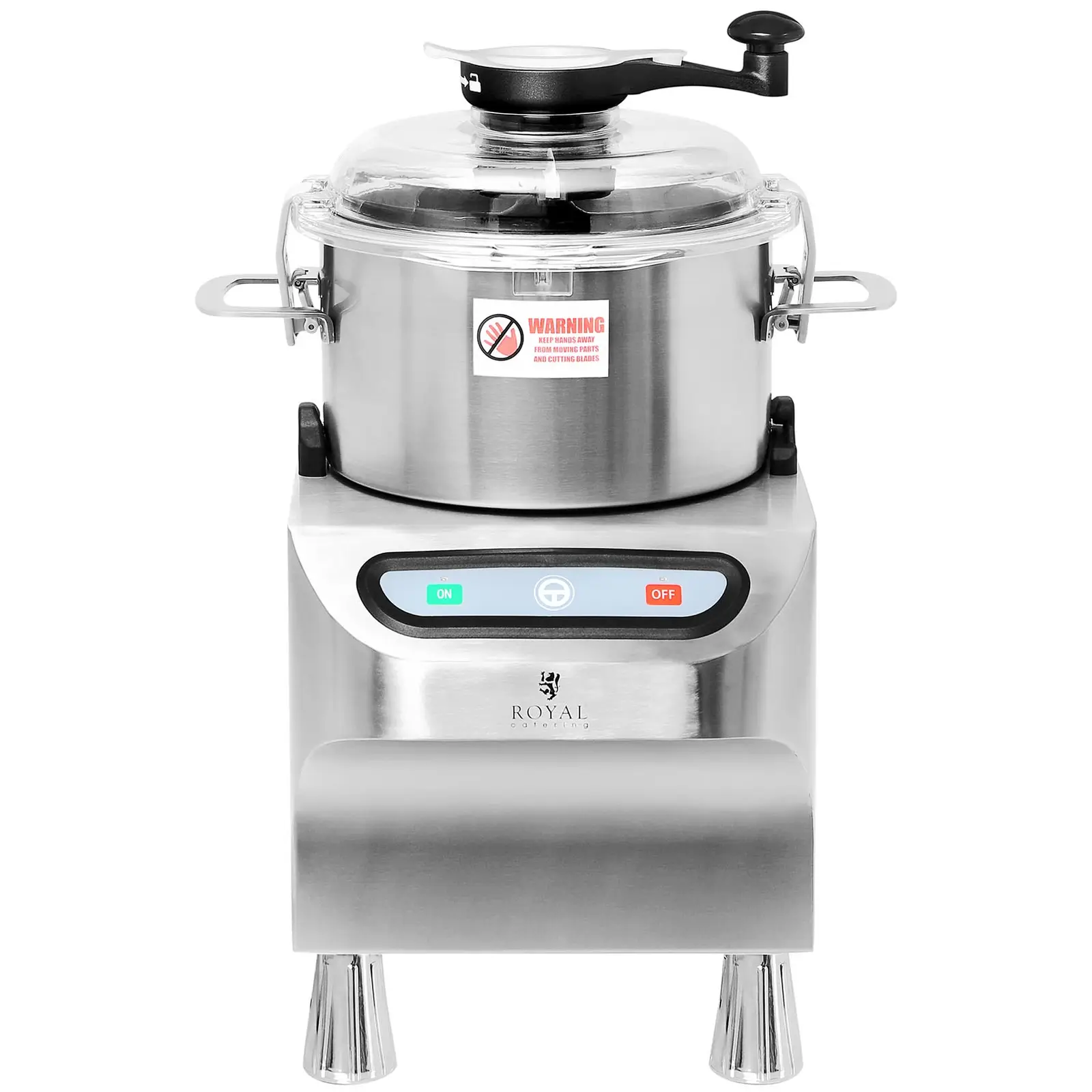 Cutter cuisine - 1500 tr/min - Royal Catering - 5 l (Matériau(x): Acier inoxydable)