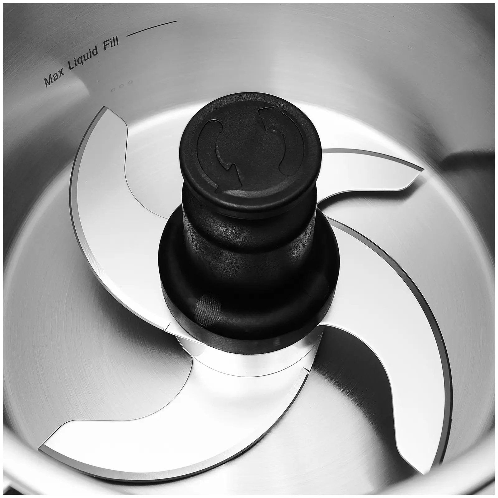 Cutter cuisine - 1500/2800 tr/min - Royal Catering - 8 l (Matériau(x): Acier inoxydable)