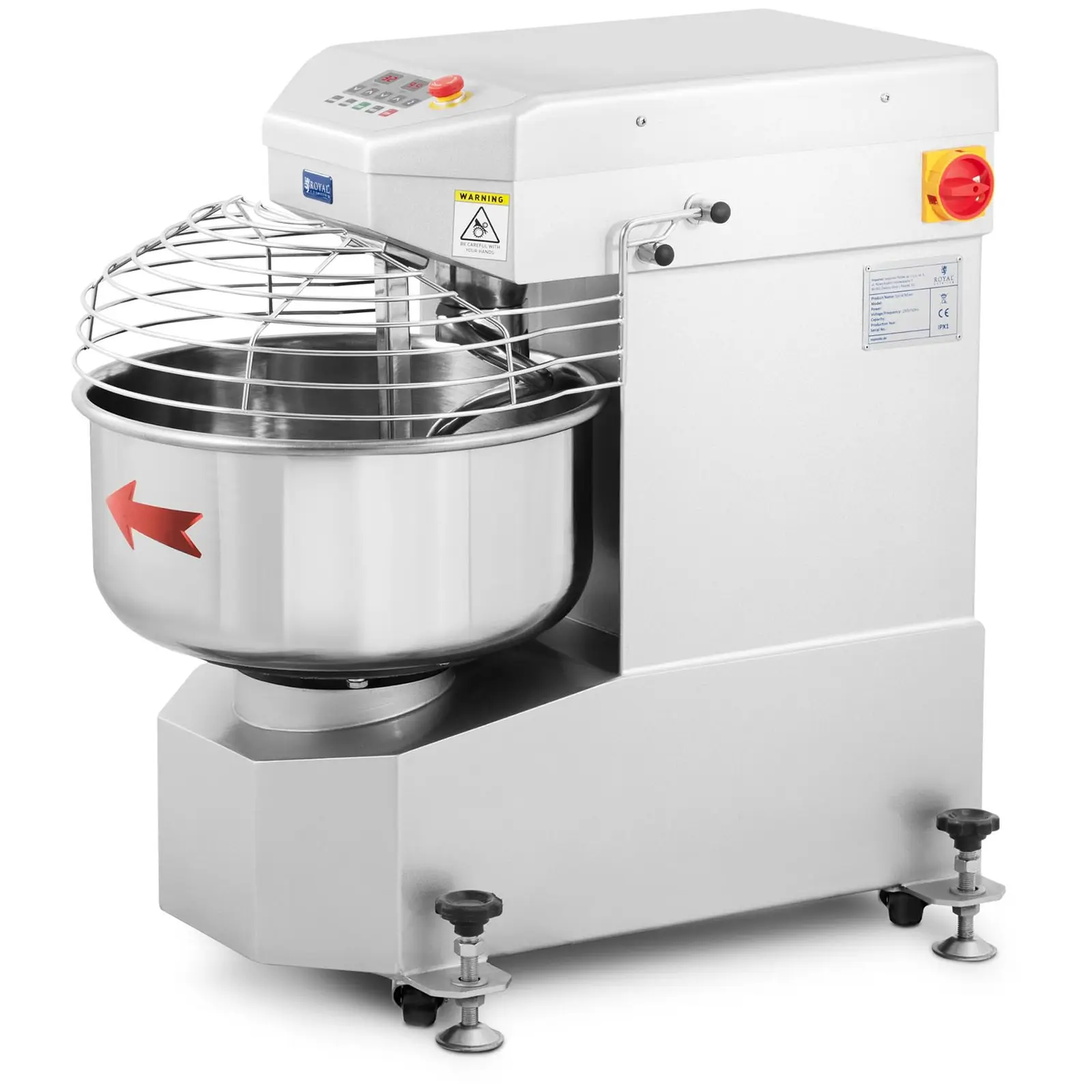 Mașină de frământat - 33 L - Royal Catering - 1800 W - Imaginea produsului