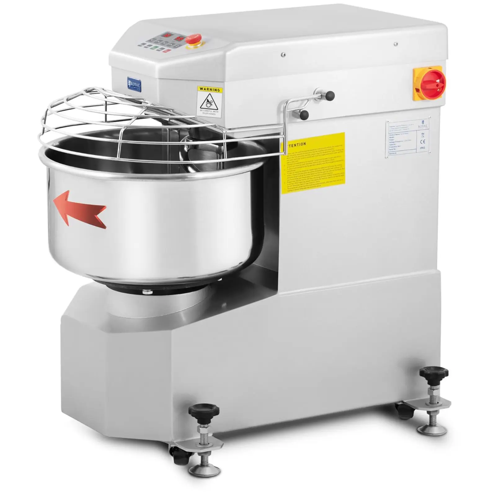 Hnětač těsta - 23 l - Royal Catering - 1300 W