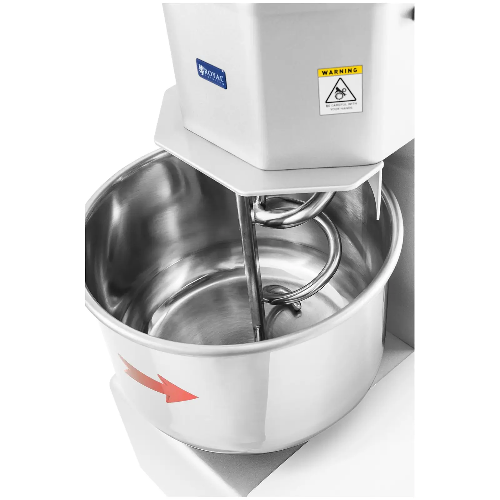 Hnětač těsta - 30 l - Royal Catering - 2100 W (Ochranný kryt: Ano)