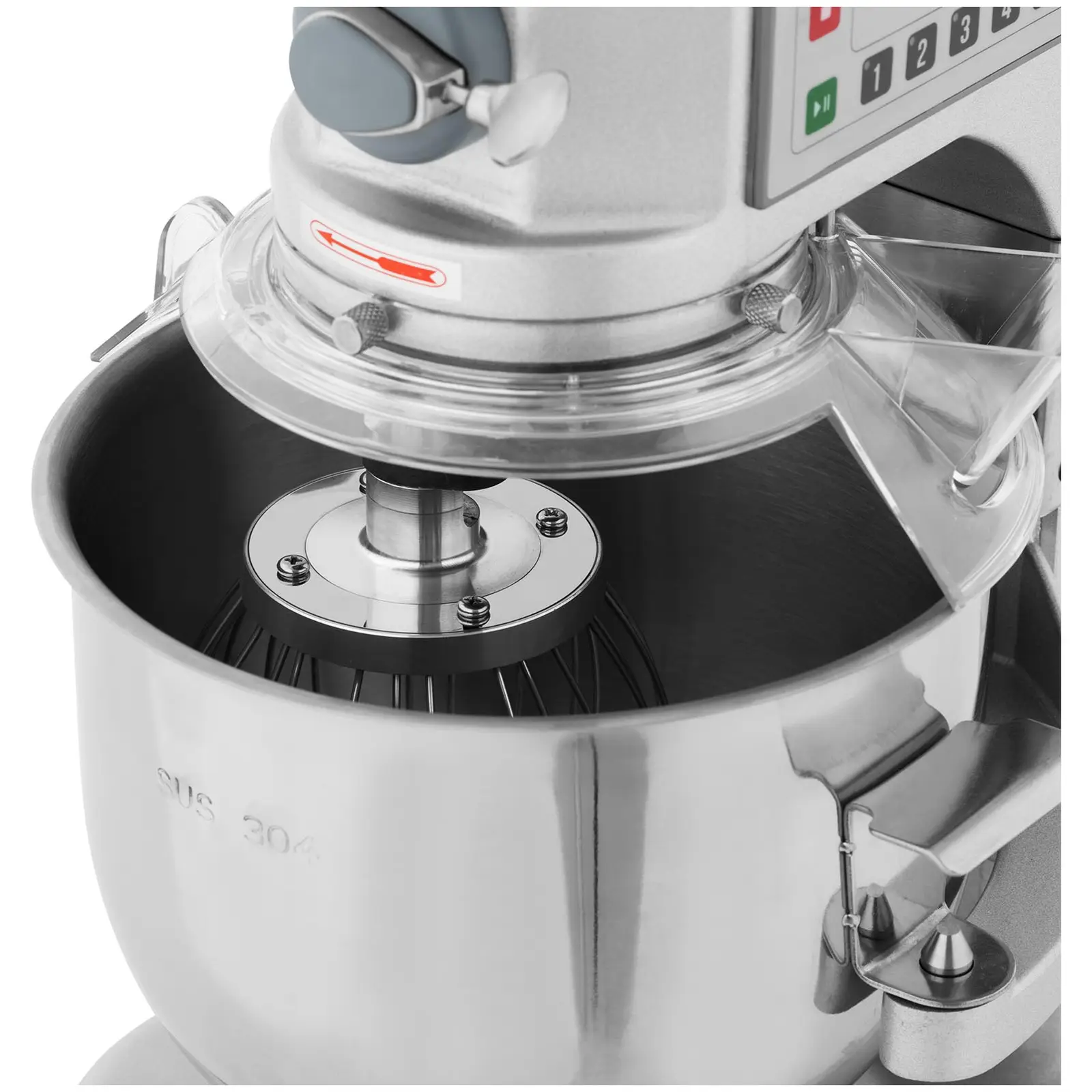 Hnětač těsta - 650 W - Royal Catering - kombinovatelný s příslušenstvím (Průměr mísy: 250 mm)