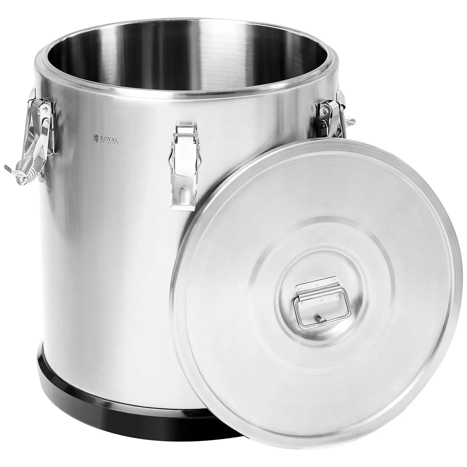 Termoska na jídlo - ušlechtilá ocel - Royal Catering - 36 l (Barva: Stříbrná)