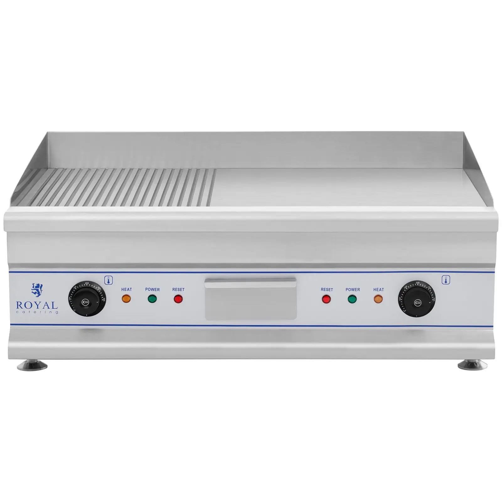 Electric Griddle - 75 cm - ribbed/smooth - 2 x 3200 W