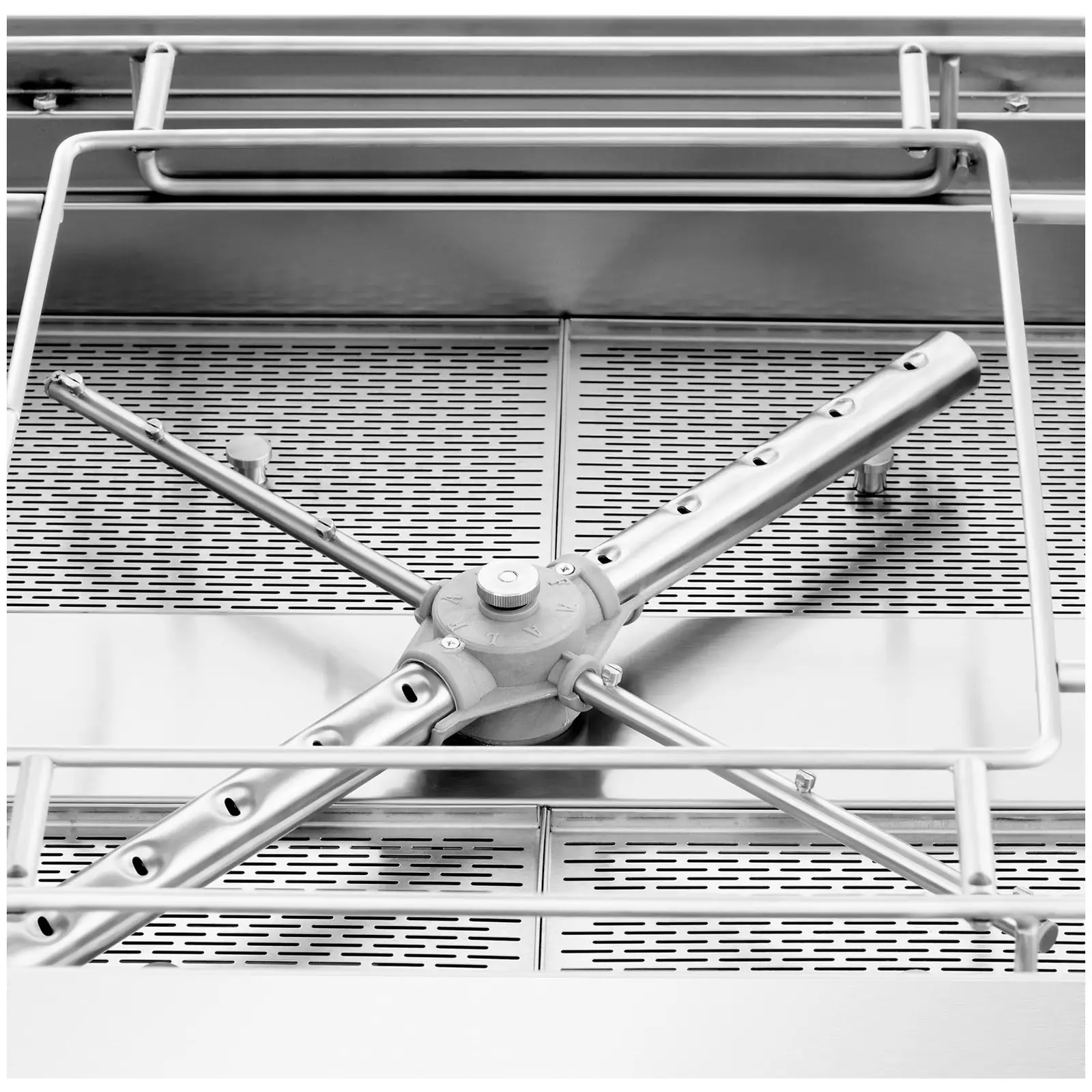 Průchozí myčka - 8600 W - Royal Catering - až 60 umytí/h (Maximální teplota vody: 92 °C)