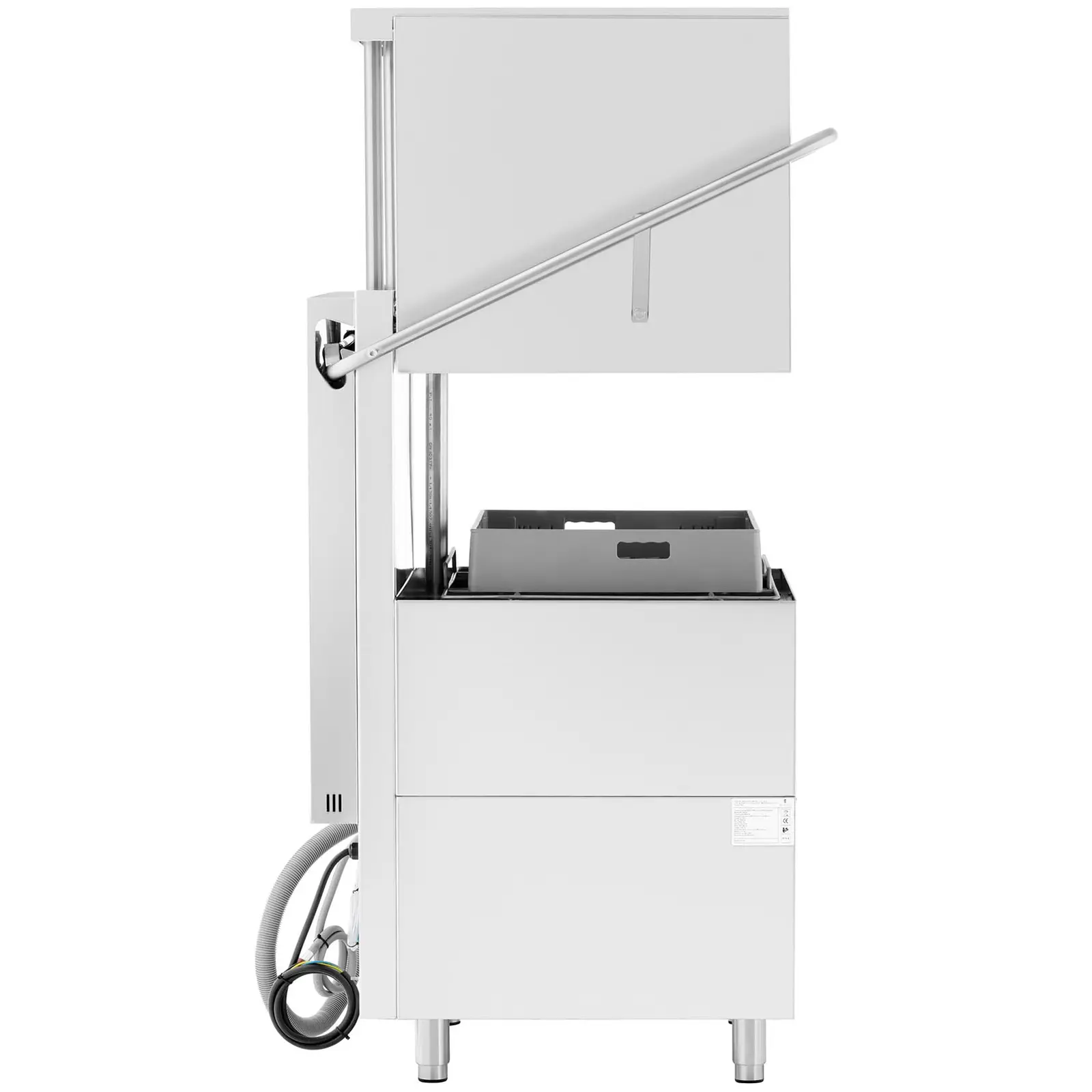 Průchozí myčka - 8600 W - Royal Catering - až 60 umytí/h (Barva: Šedá)