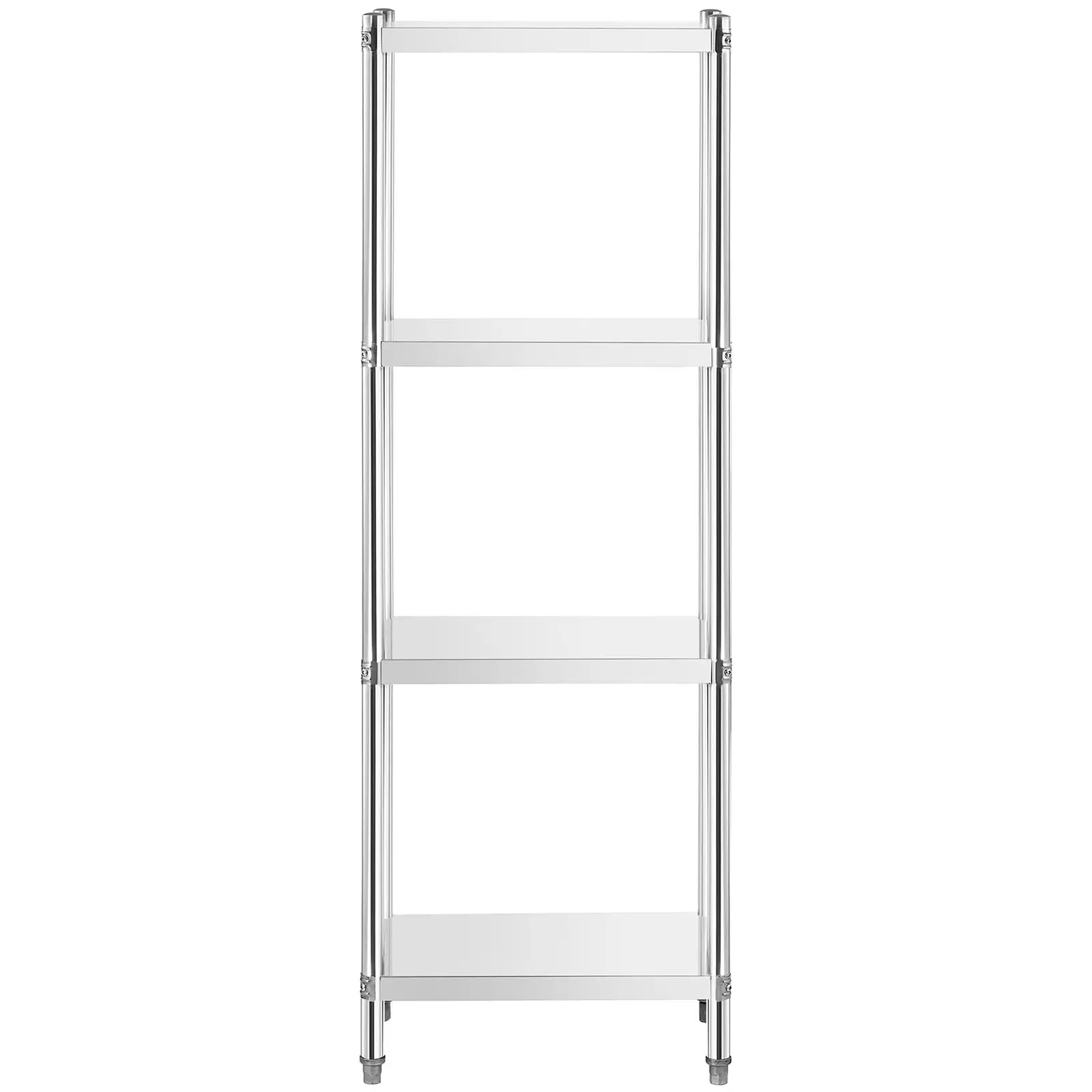 Étagère inox - 60 x 40 x 180 cm - Royal Catering - 200 kg (Nombre d'inserts: 4 Pc)