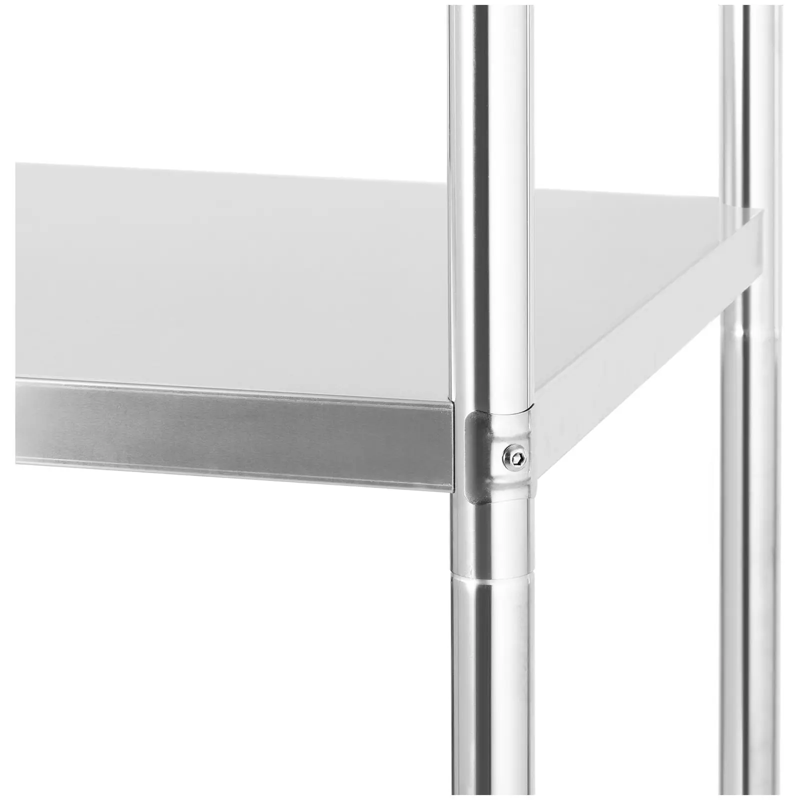 Étagère inox - 100 x 40 x 180 cm - Royal Catering - 200 kg (Matériau(x): Acier inoxydable)