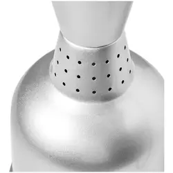Ohřívací lampa - stříbrný vzhled - 18.5 x 18.5 x 28.5 cm - Royal Catering - Ocel