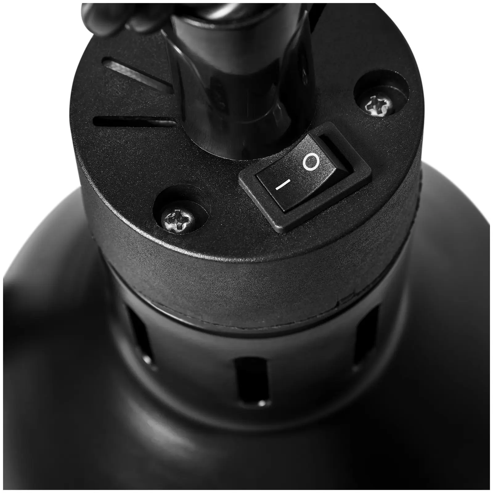 Wärmelampe - matt-schwarz - 17 x 17 x 28.5 cm - Royal Catering - Stahl - höhenverstellbar - 2