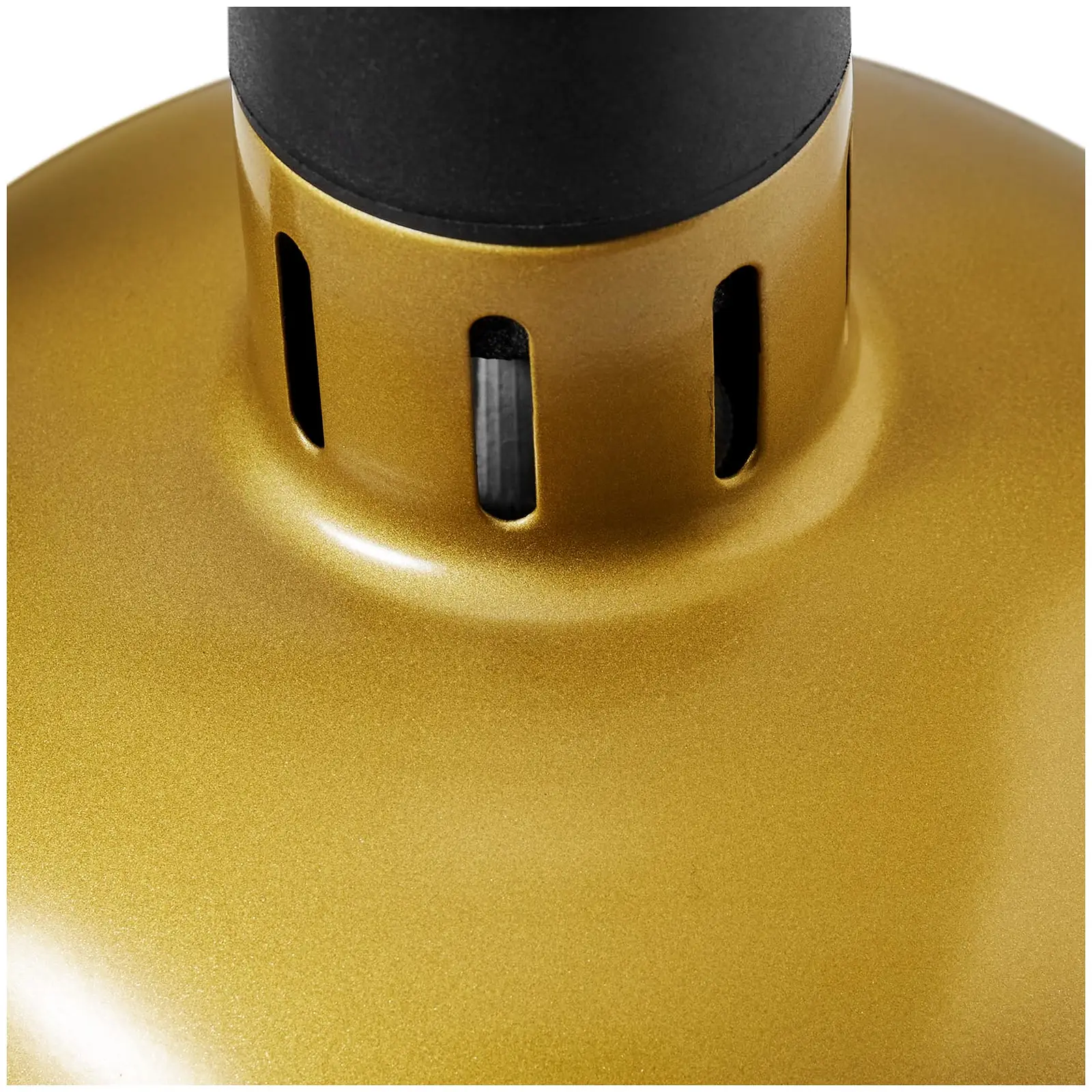 Lämpölamppu - vaalean kultainen väri - 29 x 29 x 29,5 cm - Royal Catering - teräs - korkeus säädettävissä