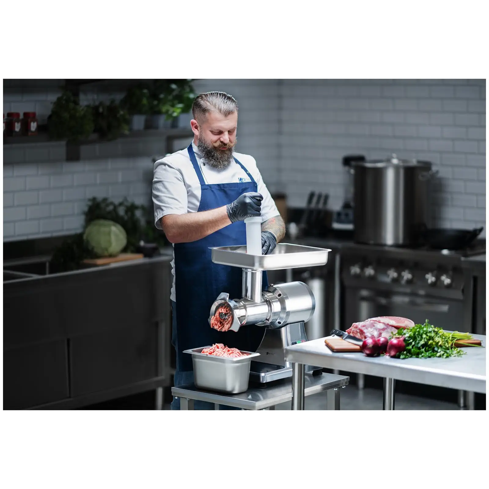 Fleischwolf - 220 kg/h - Royal Catering - 900 W (Effizienz [kg/h]: 220)