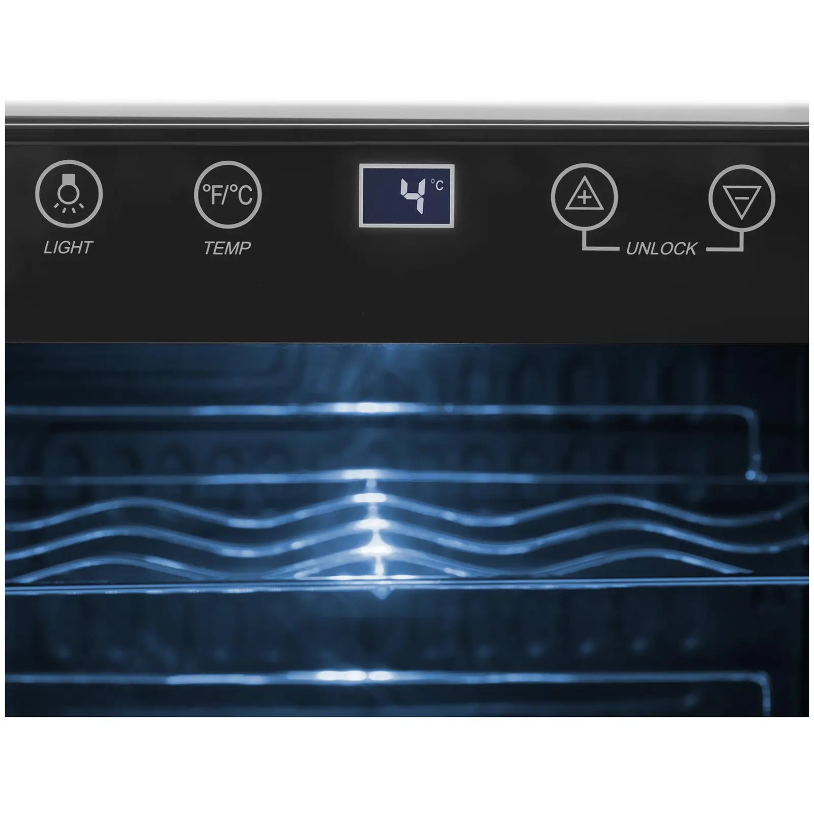 Cave à vin - 88 l - Royal Catering - Acier peint par poudrage (Volume: 88 l)