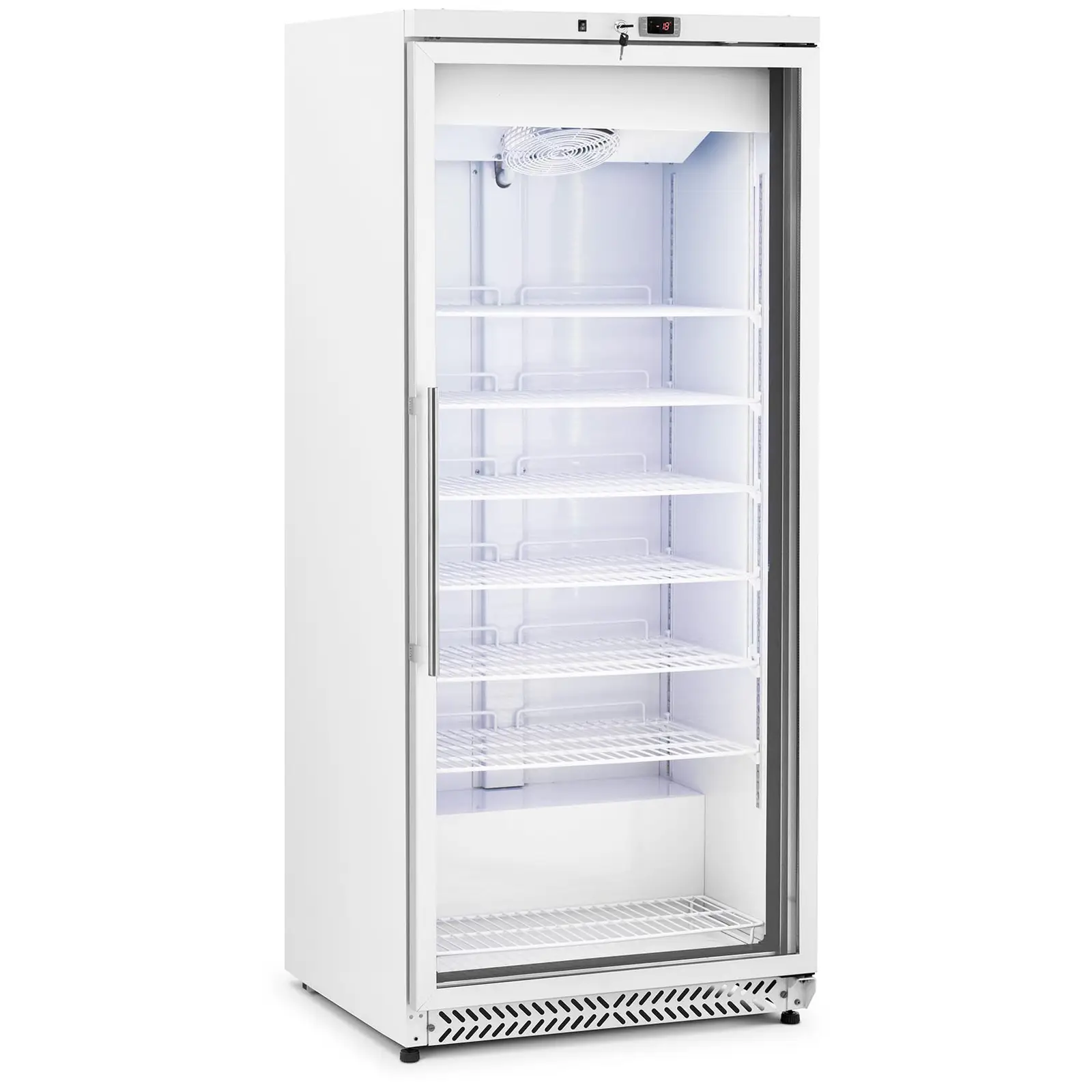 Chladnička LED l stříbrný chladivo R290 - Gastro mrazáky Royal Catering