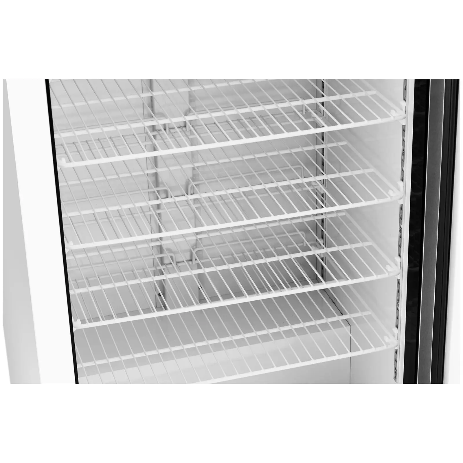 Chladnička - LED l - Royal Catering - stříbrný - chladivo R290 (Akustický výkon: 65 dB)