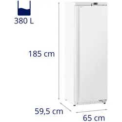 Fagyasztószekrény - 380 L - Royal Catering - Fehér - hűtőközeg R290