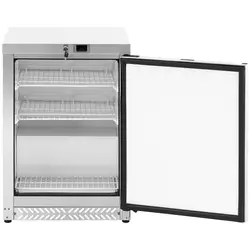 Congelador vertical - 170 L - Royal Catering - plateado - refrigerante R600A