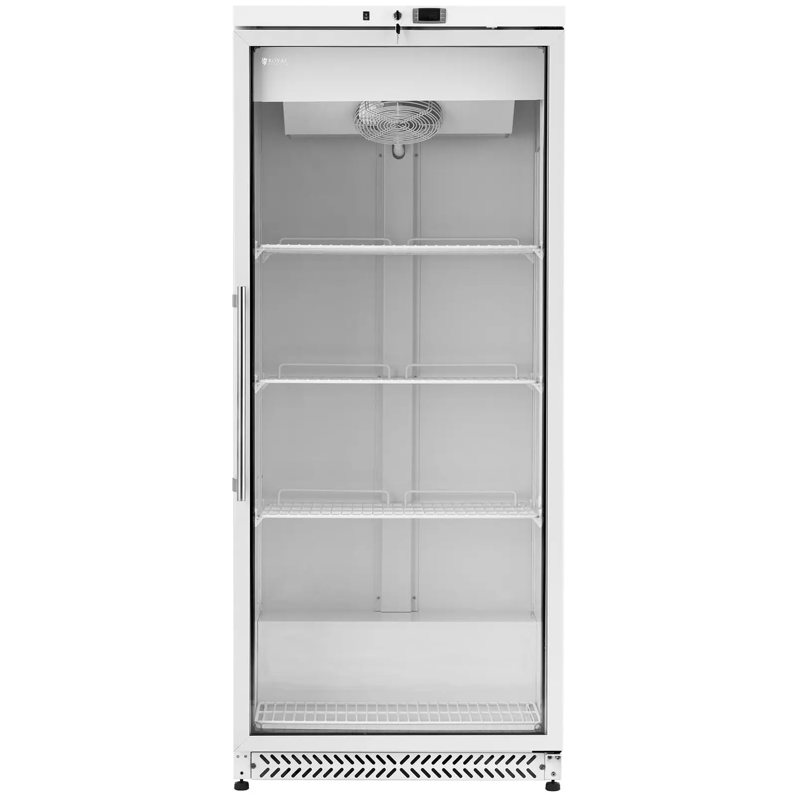 Refrigerator - 590 L - Royal Catering - with glass door