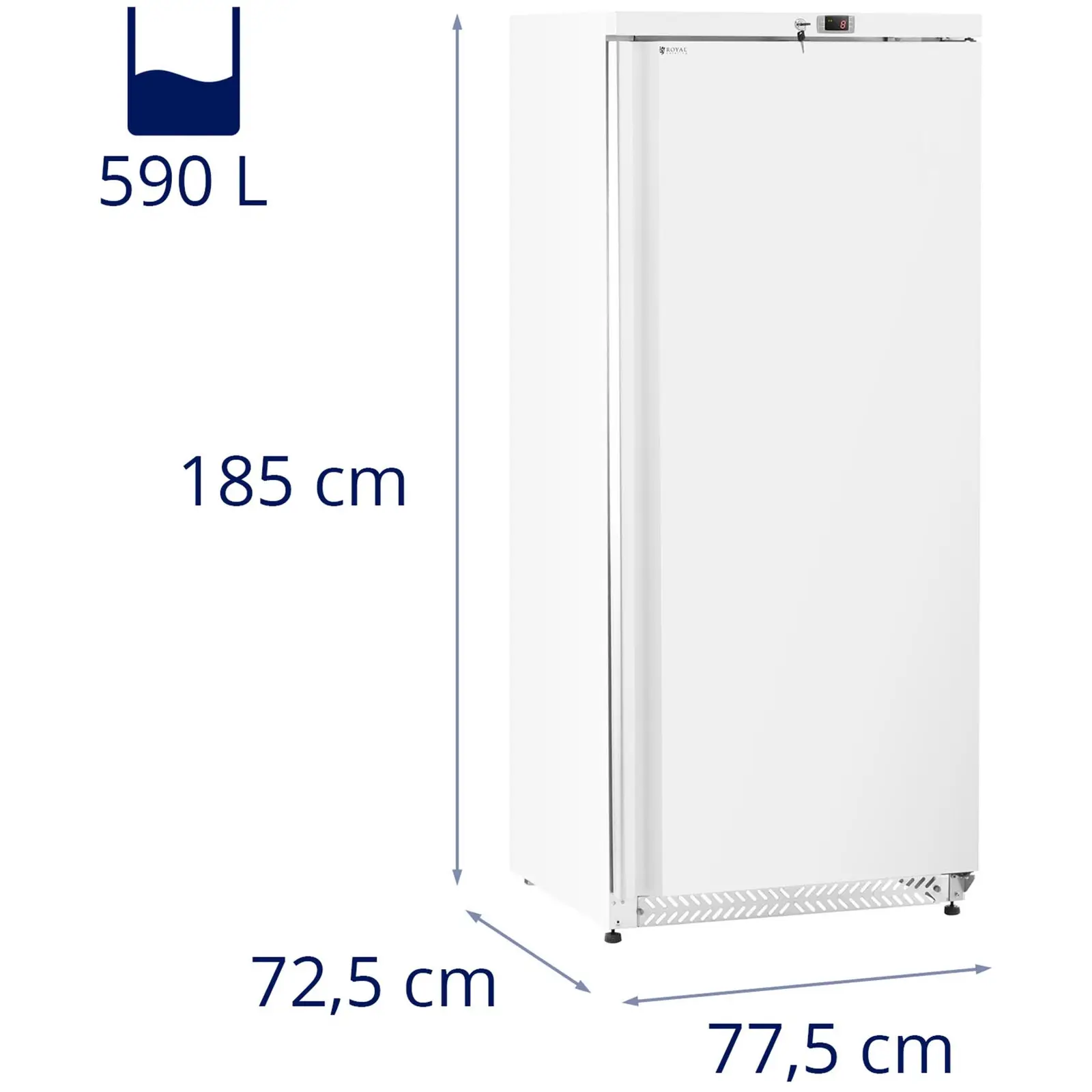 Factory second Refrigerator - 590 L - Royal Catering