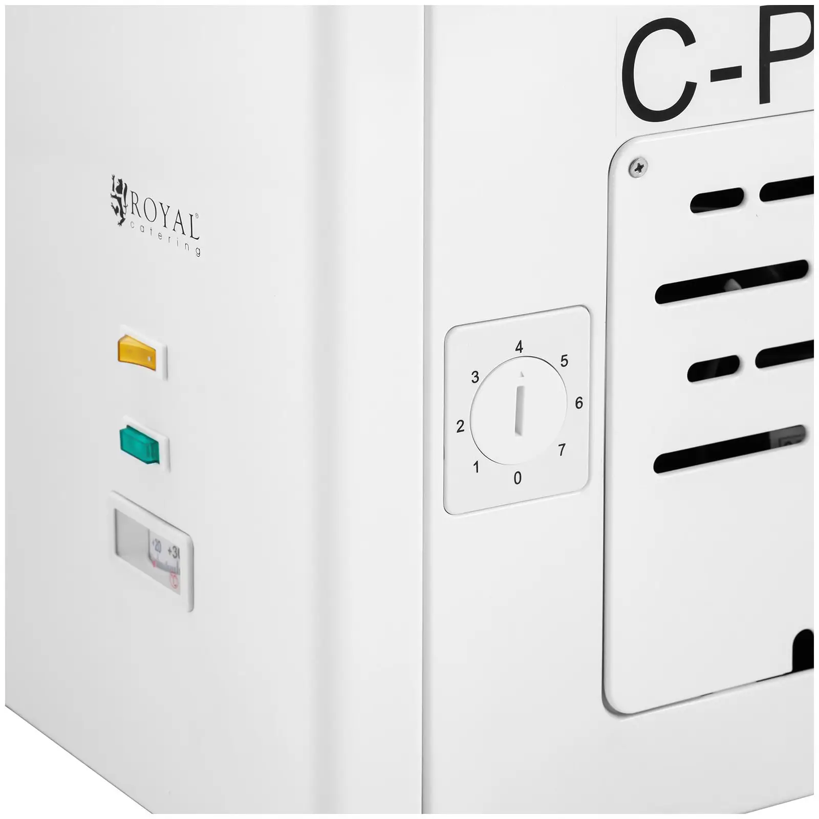 Congélateur coffre - 273 l - Royal Catering - Portes vitrées (Puissance acoustique: 48 dB)
