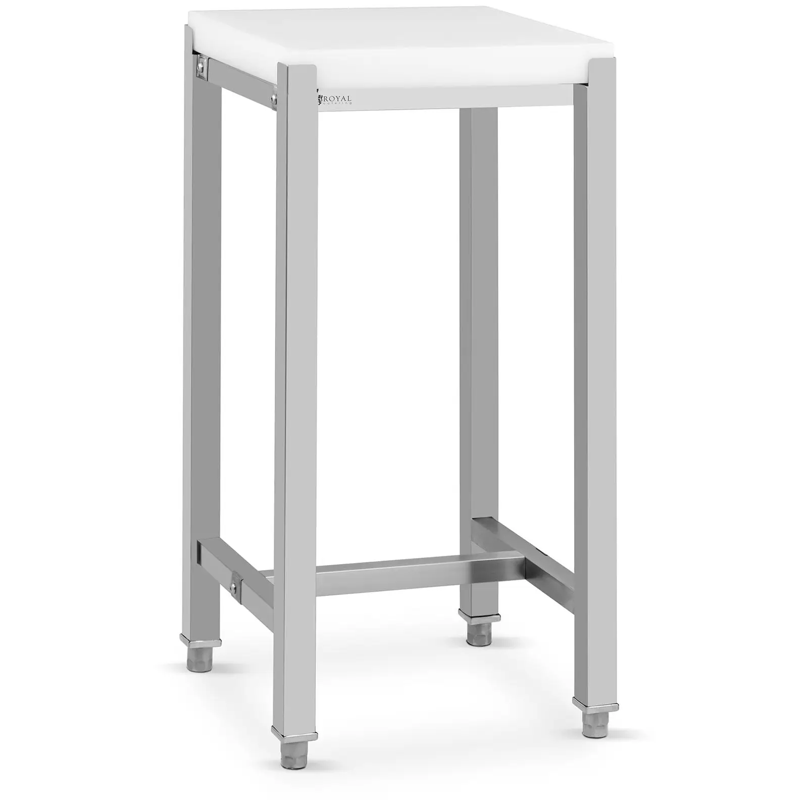 B-Ware Metzgerblock - 40 x 40 cm - Royal Catering - Arbeitshöhe: 88 cm