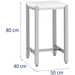 Mesa de trabalho com tábua de corte - 40 x 50 cm - Royal Catering - altura de trabalho 40 cm