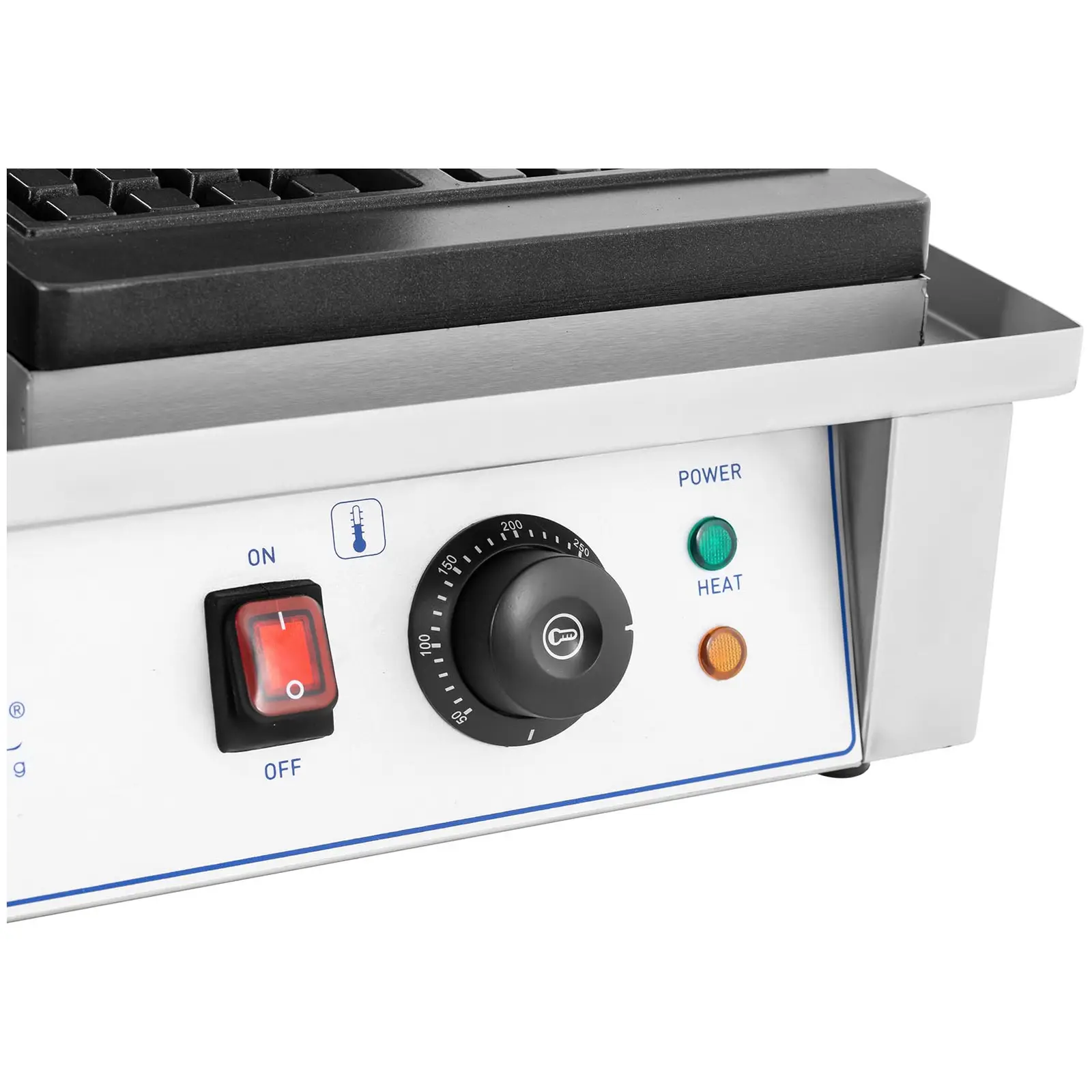 Gaufrier double - Gaufres belges - Royal Catering - 2 x 2 000 W (Minuterie: Non)