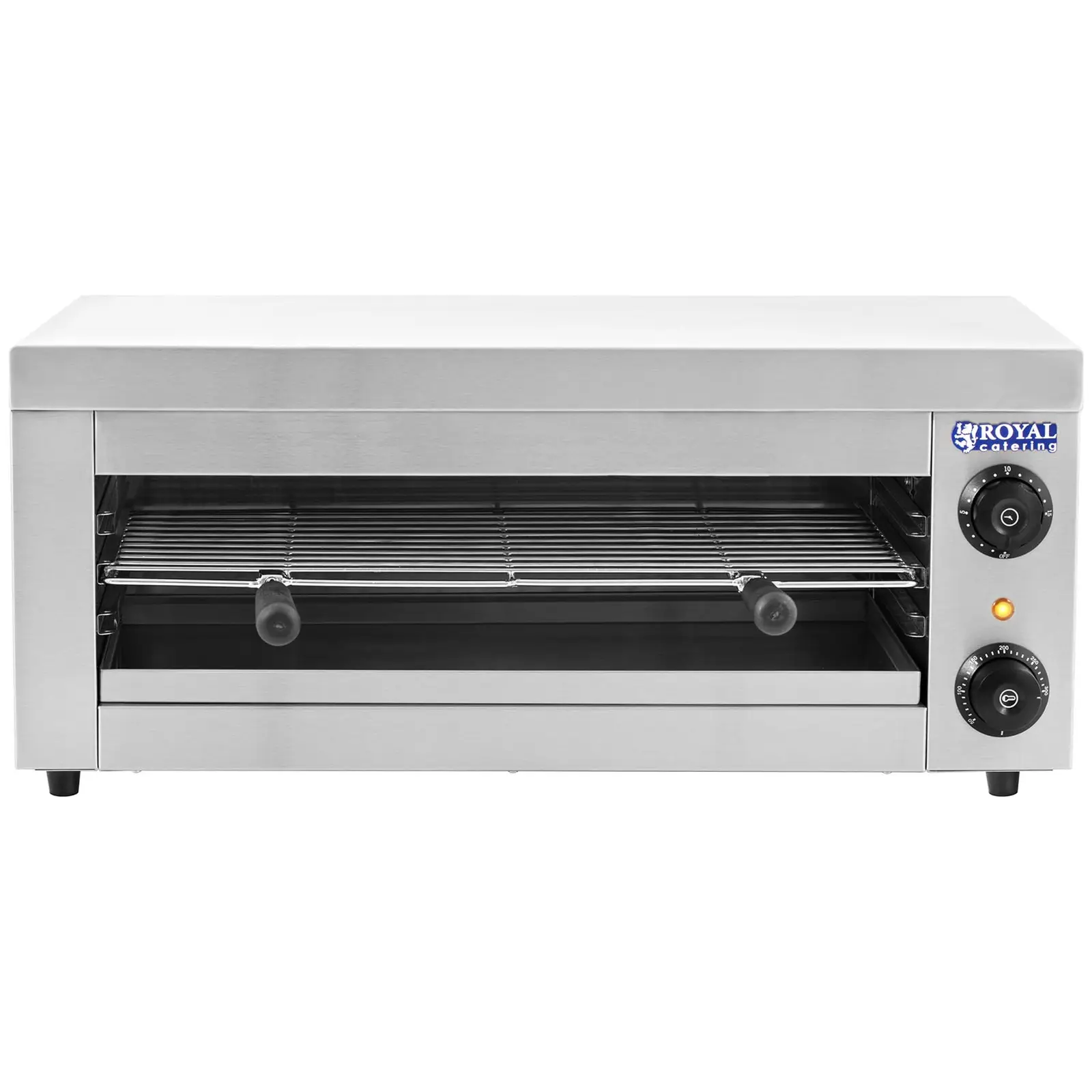 Salamander – 2,000 W – Royal Catering – 50–300} °C (Barva: Stříbrná)