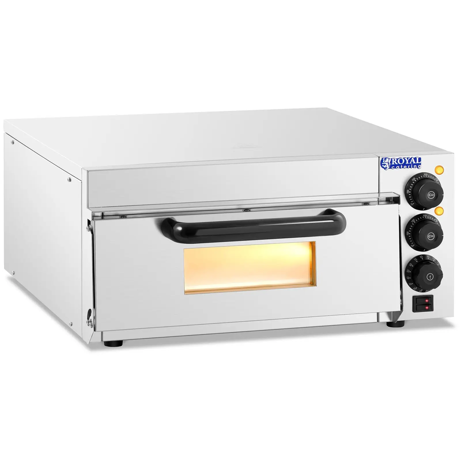 Pec na pizzu 1 komora 2,000 W Ø 36 cm - Pece na pizzu Royal Catering