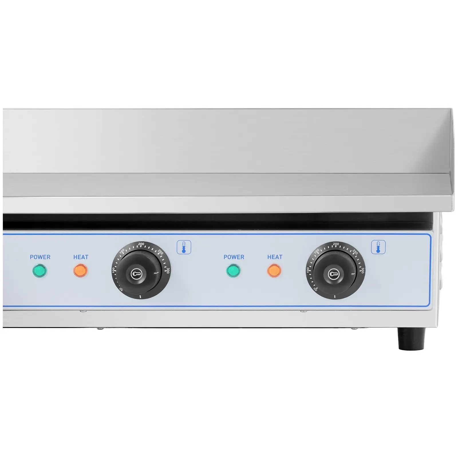 Doppel Elektro Grillplatte - 730 x 400 mm - Royal Catering - glatt - 2 x 2,200 W